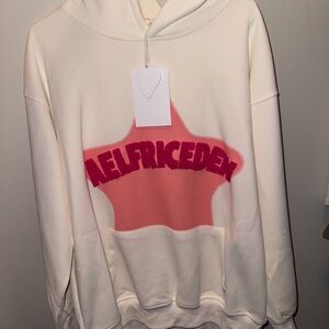 Aelfric Eden Cream Sweater with Pink Star Design